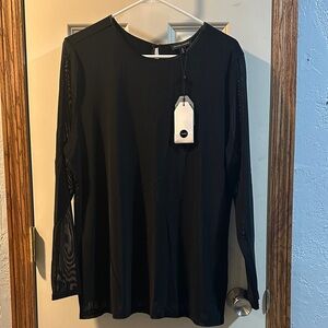 Universal Standard Black Long Sleeve Top